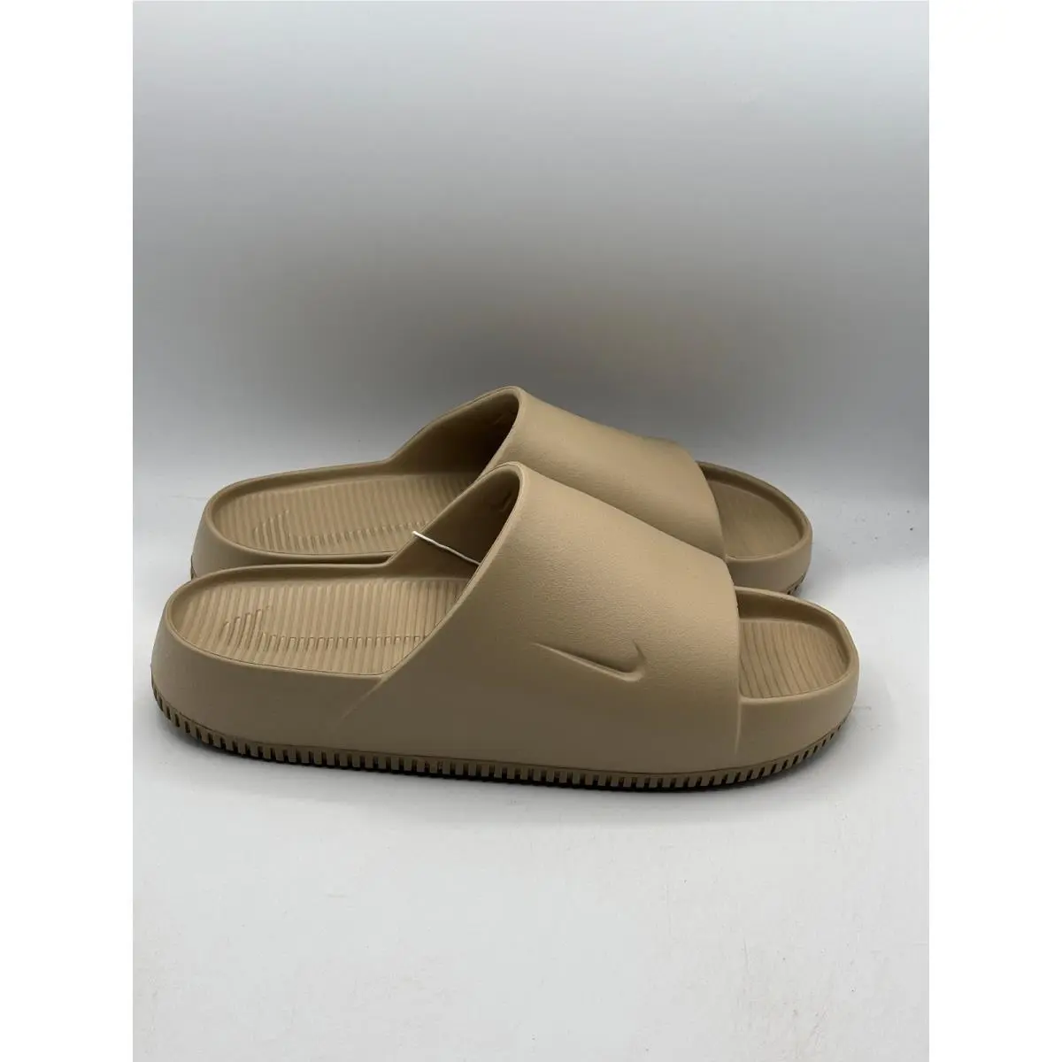 Nike Calm Slide Shoes Men Size 13 Khaki Tan Casual Sandal FD4116-201
