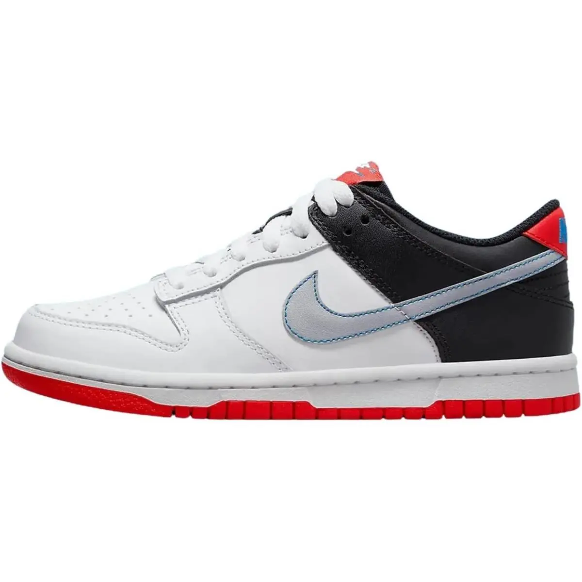 Big Kid`s Nike Dunk Low White/wolf Grey-lt Crimson DH9765 103 - 4.5