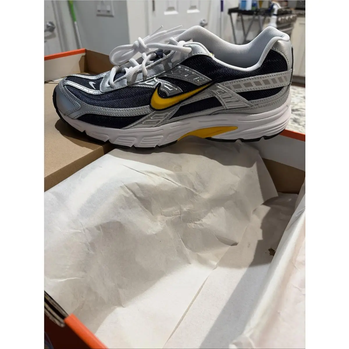 Nike shoes - Nike Initiator - Initiator - Obsidian/Metallic Silver/White/Team Gold 4
