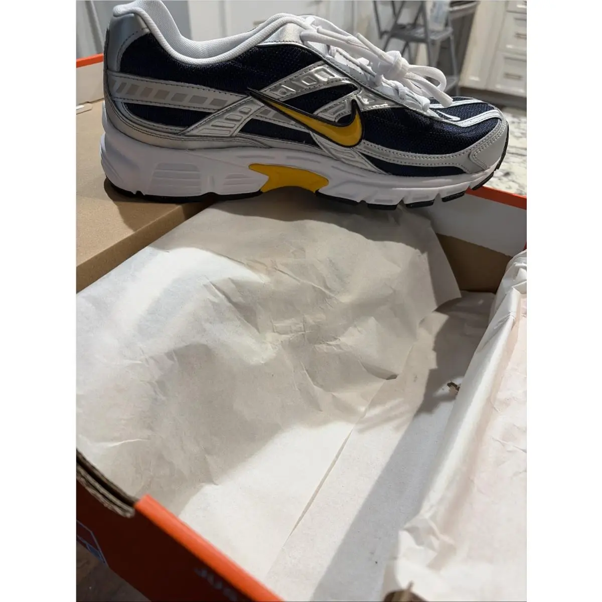 Nike shoes - Nike Initiator - Initiator - Obsidian/Metallic Silver/White/Team Gold 5