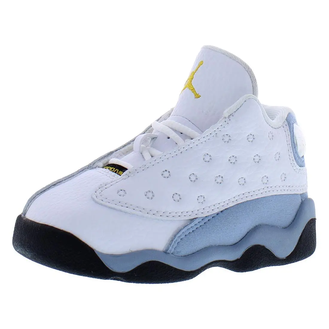 Nike Jordan 13 Retro Leather Infant/toddler Shoes Size 4 Color: White/yellow