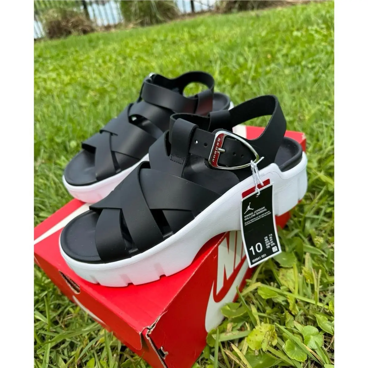 10 Women`s Nike Jordan Willow Sandal IB8841-001 Sandals