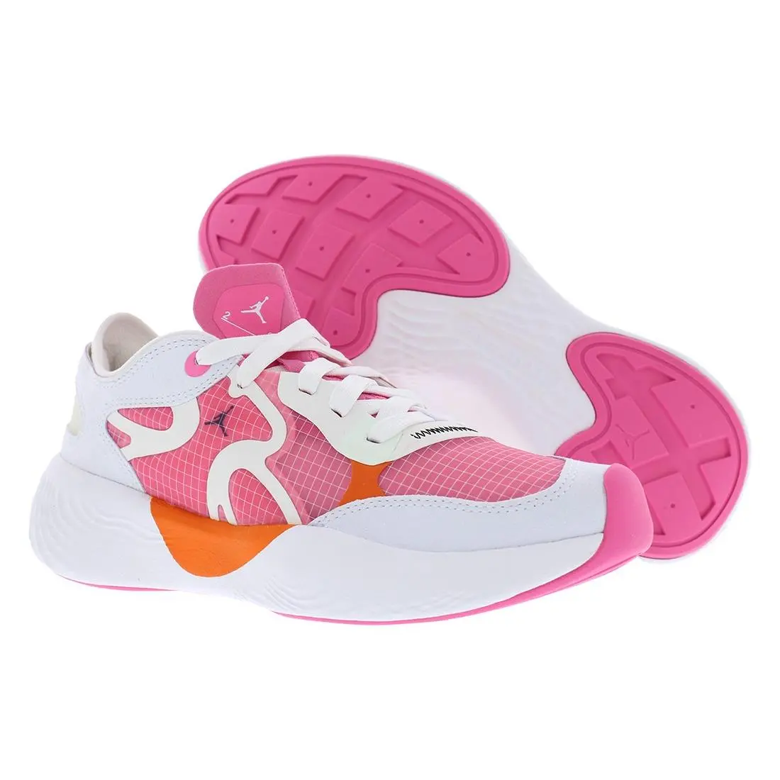 Nike Jordan Delta 3 Low GS Girls Shoes Size 7 Color: White/safety