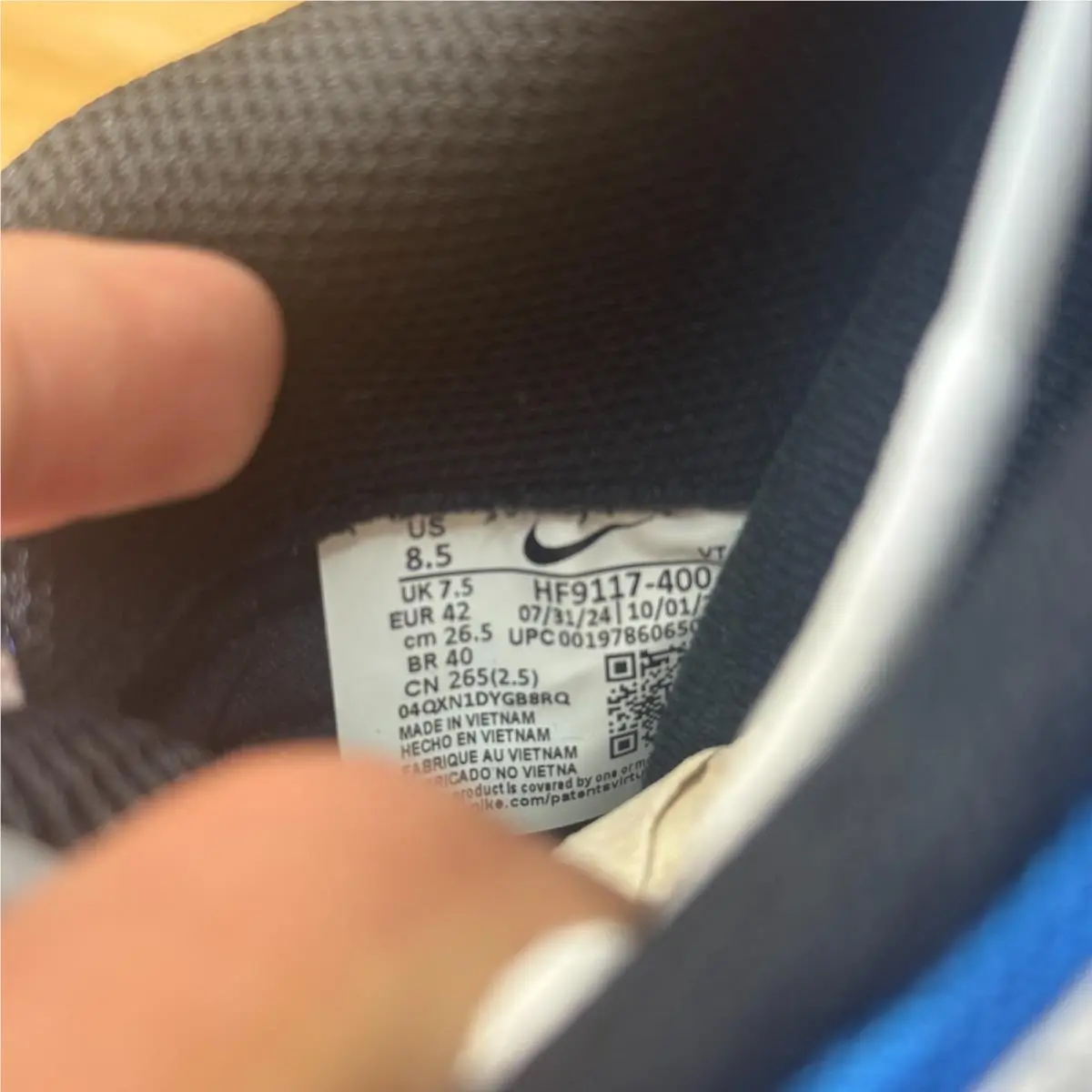 Nike shoes - HF9117400 - HF9117-400 - Blue/Black 6