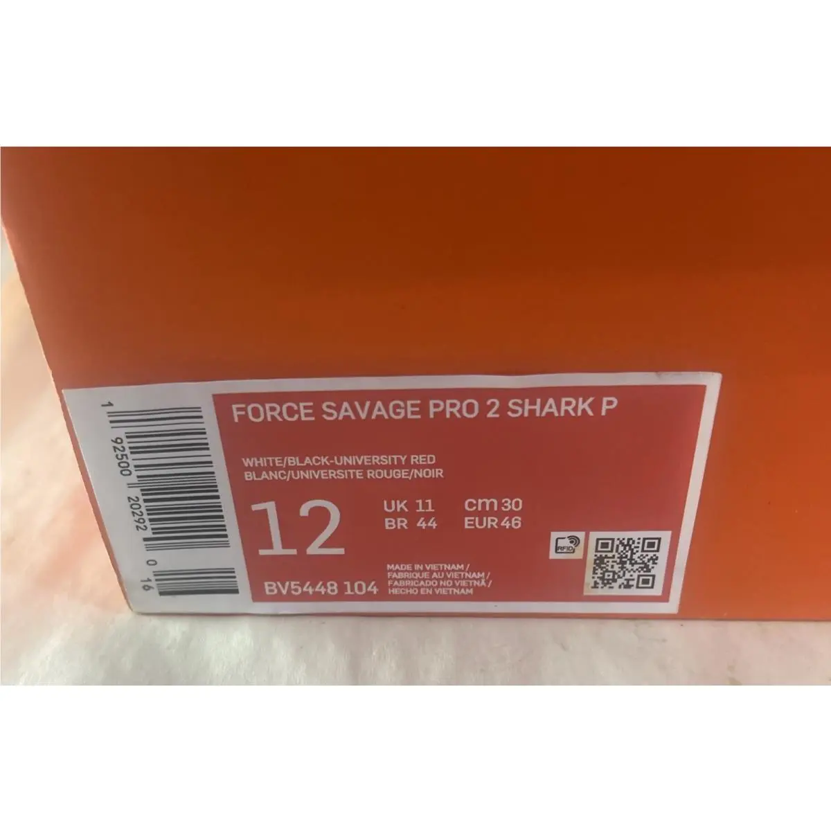 Nike shoes - Nike Force Savage - Force Savage - BV5448 104 - White (UPC: 0192500202920) 6
