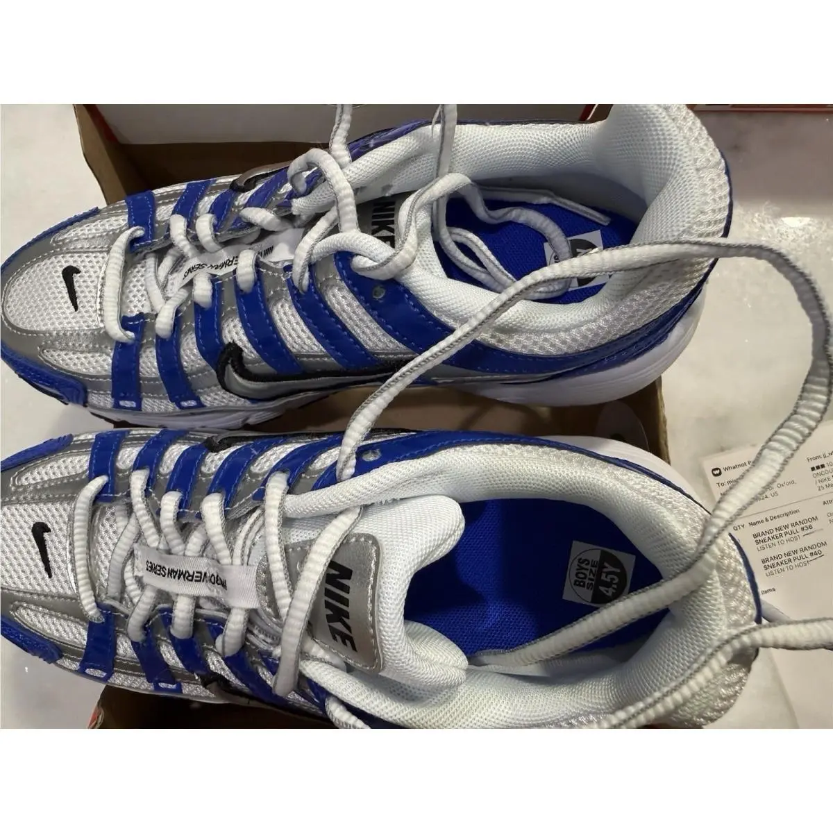Nike shoes - Nike P-6000 GS - Blue 3