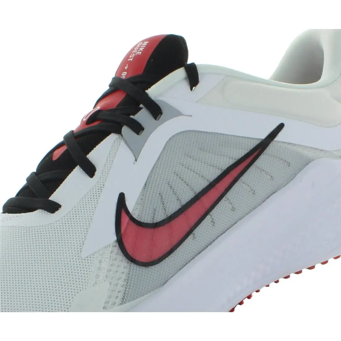 Nike shoes - Nike Quest 5 - Quest - DD0204-104 - White, Full: White/Fire Red/Light Smoke Grey (UPC: 197593791504) 0