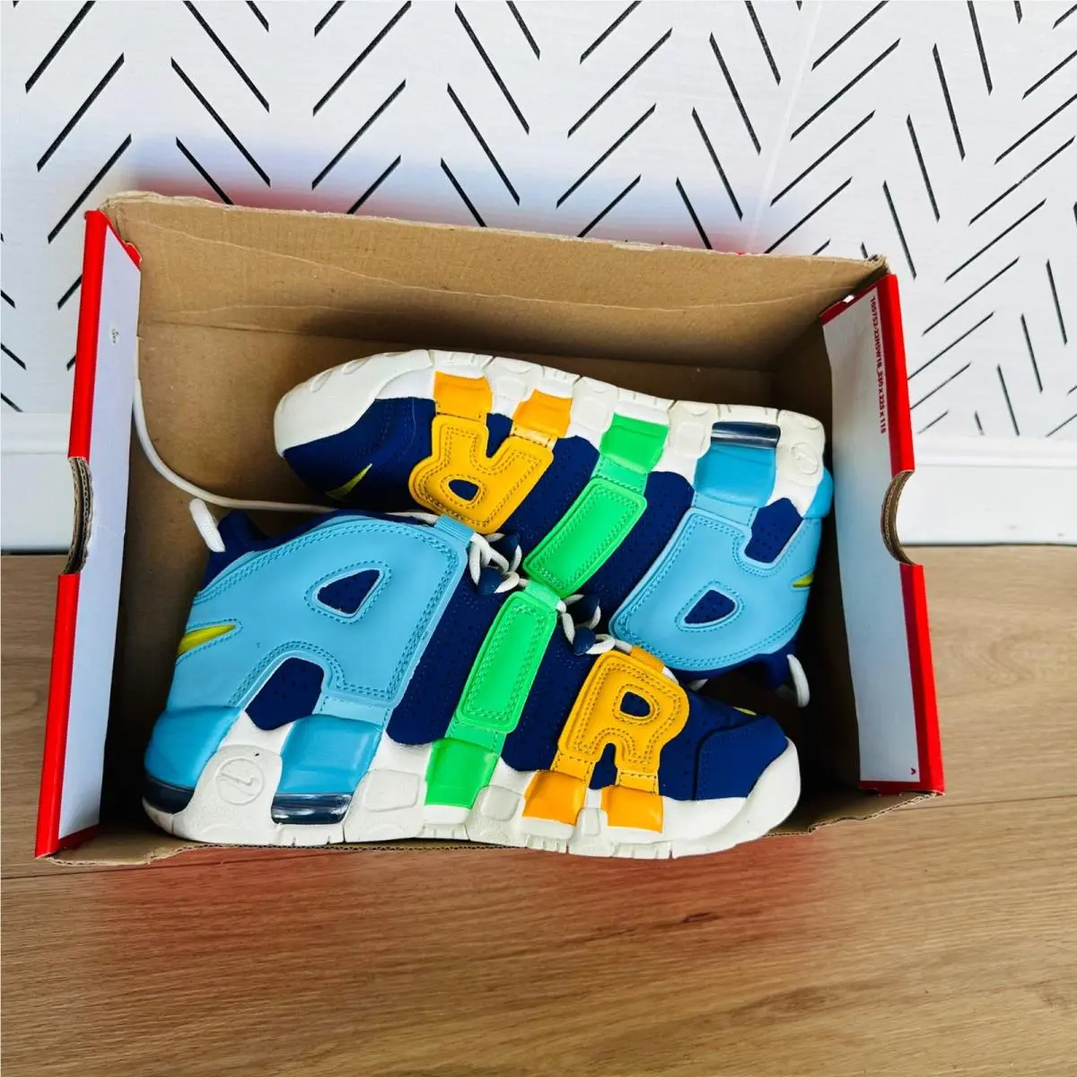 Nike shoes - Nike Air More Uptempo GS - Blue (UPC: 196604824743) 7