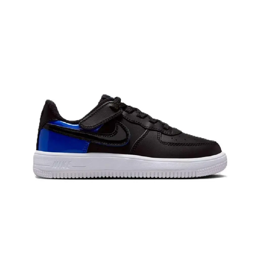 Little Kid`s Nike Force 1 Low Easyon LV8 2 Black/black-racer Blue HF0960 001