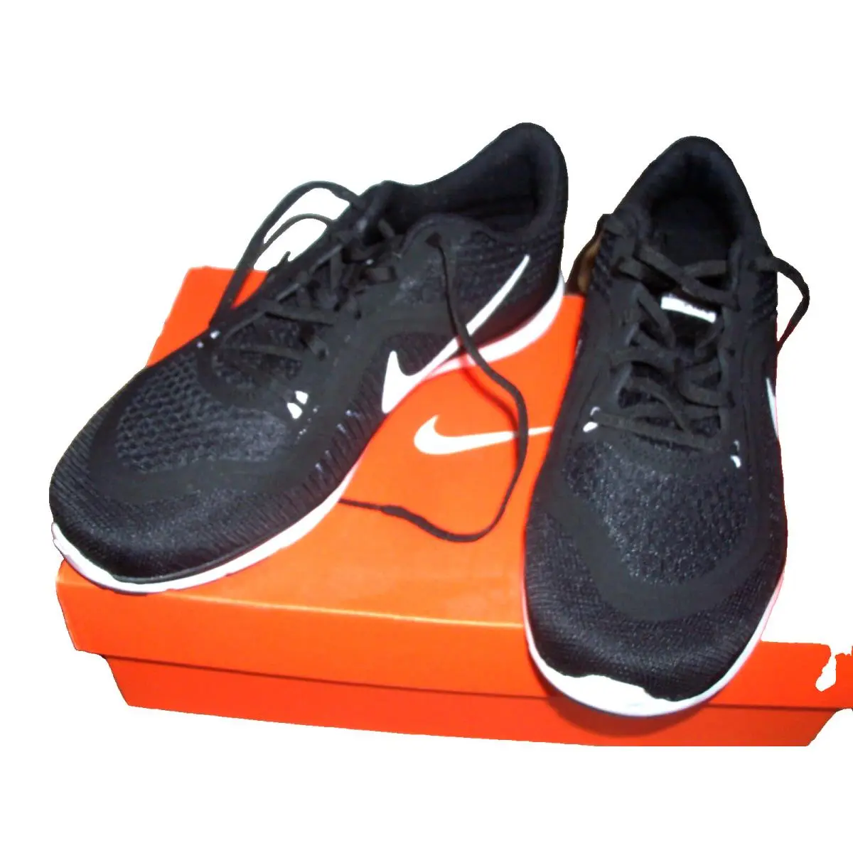 Nike Womens Flex Trainer 6 831575-001 Black Running Shoes Sneakers Size 9 W