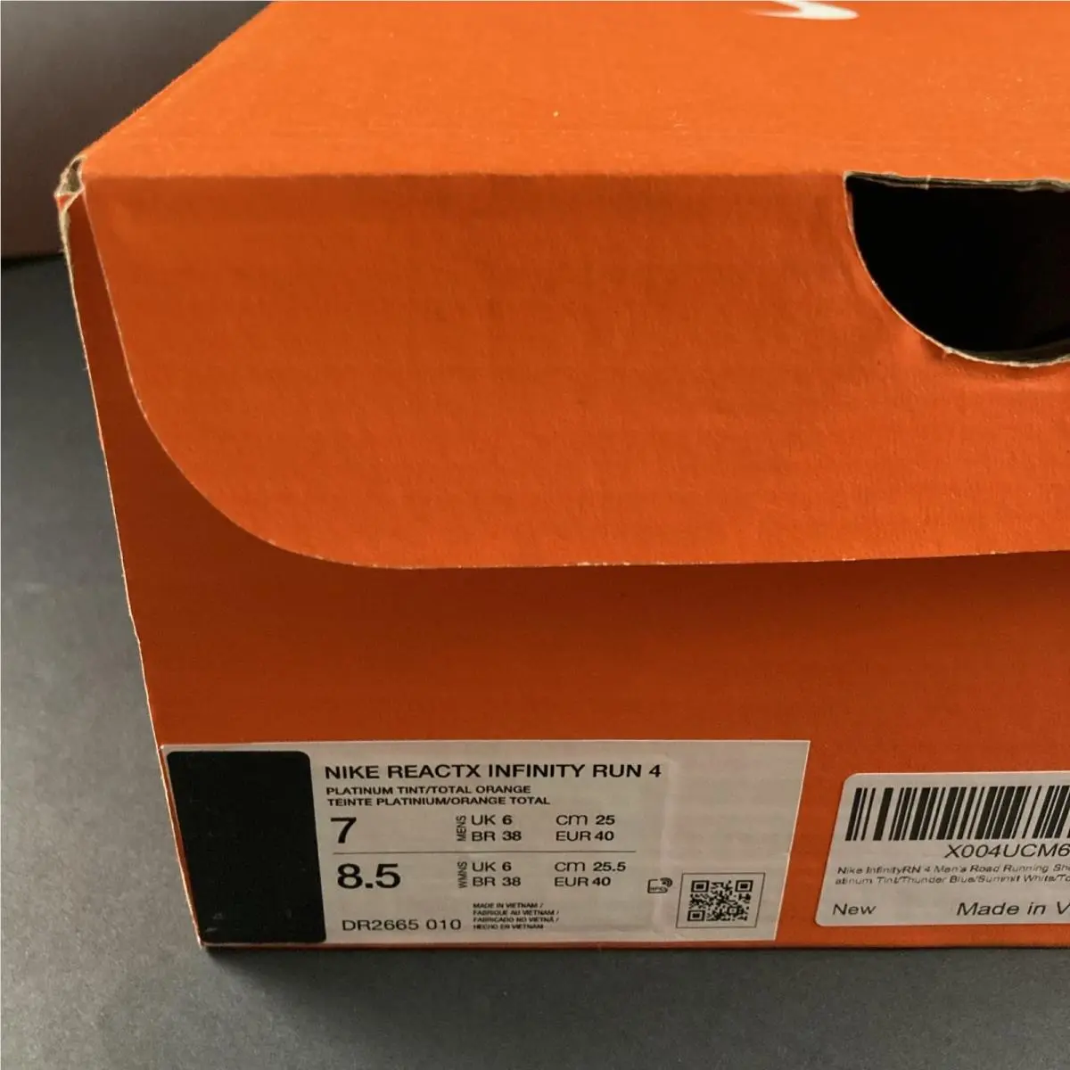 Nike shoes - Nike ReactX Infinity Run - ReactX Infinity Run - DR2665-010 - White 7