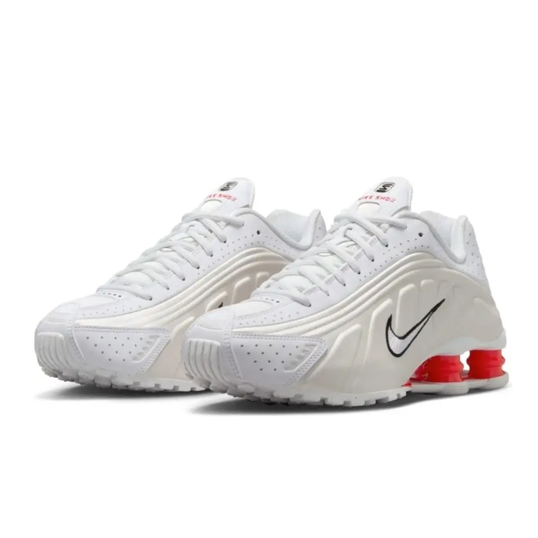 Nike shoes - Nike Shox R4 - Shox - White 0