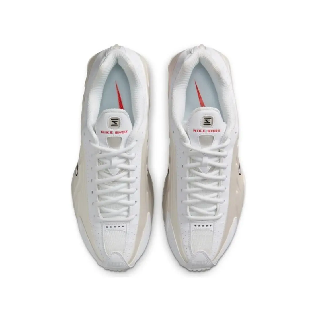 Nike shoes - Nike Shox R4 - Shox - White 3
