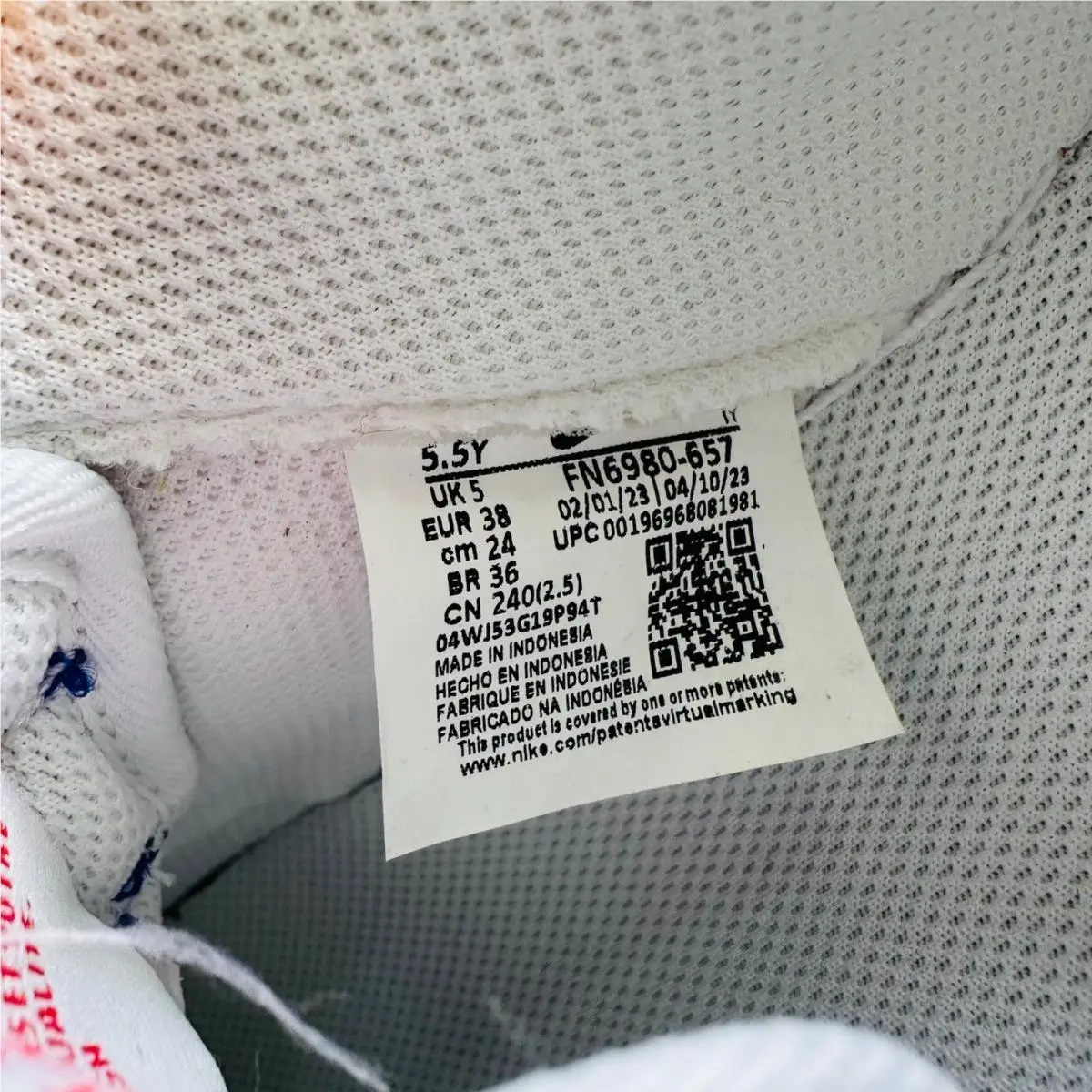 Nike shoes - Nike Air Force 1 Low - White (UPC: 196968081981) 8