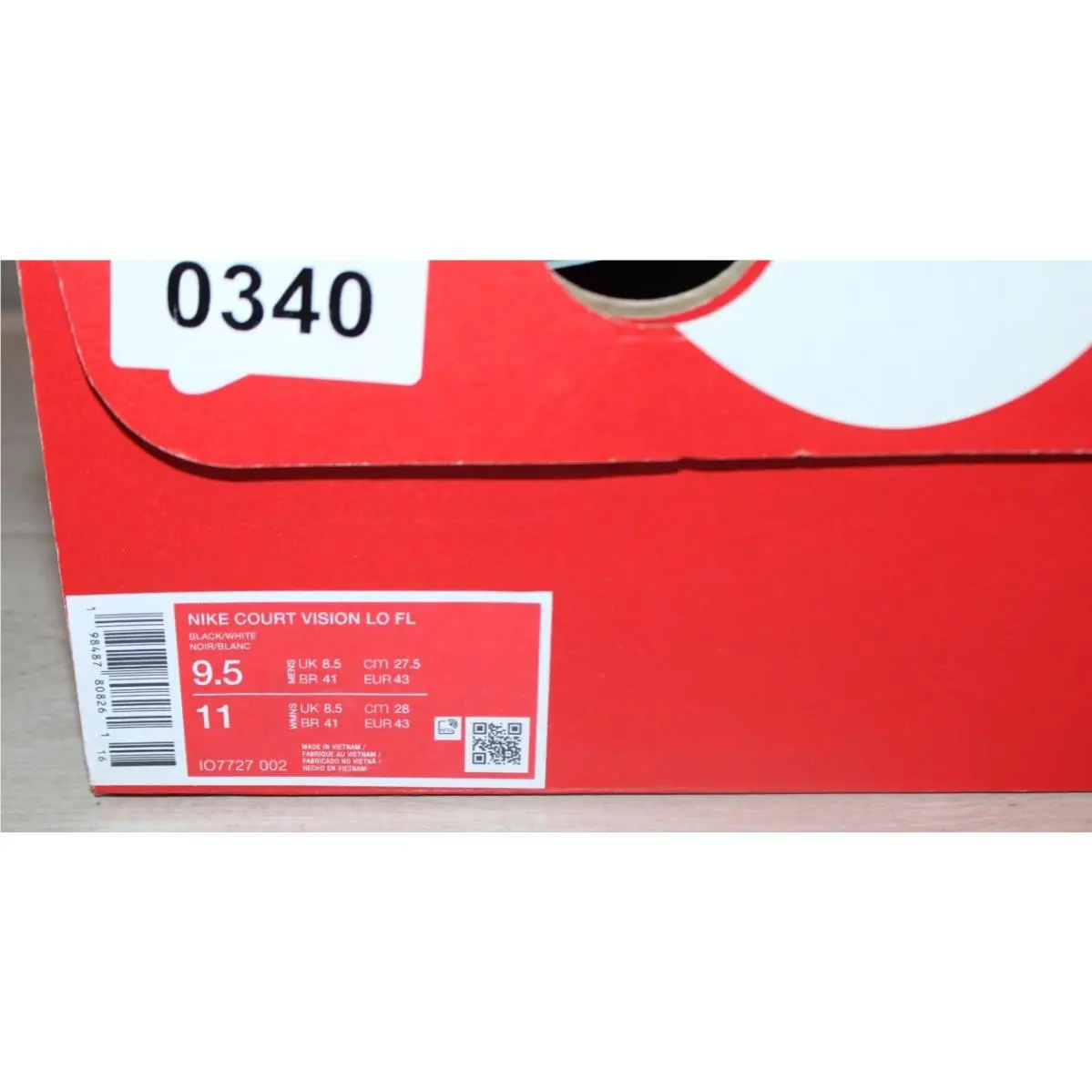 Nike shoes - Nike Court Vision Low FL - IO7727-002 - Black 0