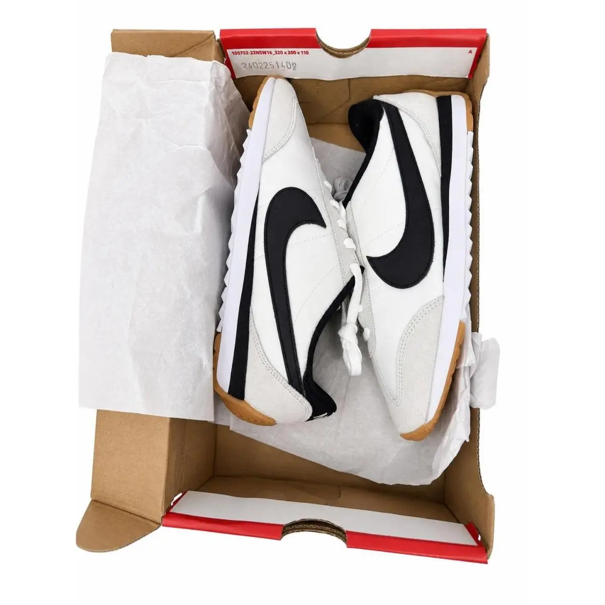 Nike shoes - HM4771 - HM4771 - White/Black-platinum Tint-safety Orange (UPC: 197864083598) 6