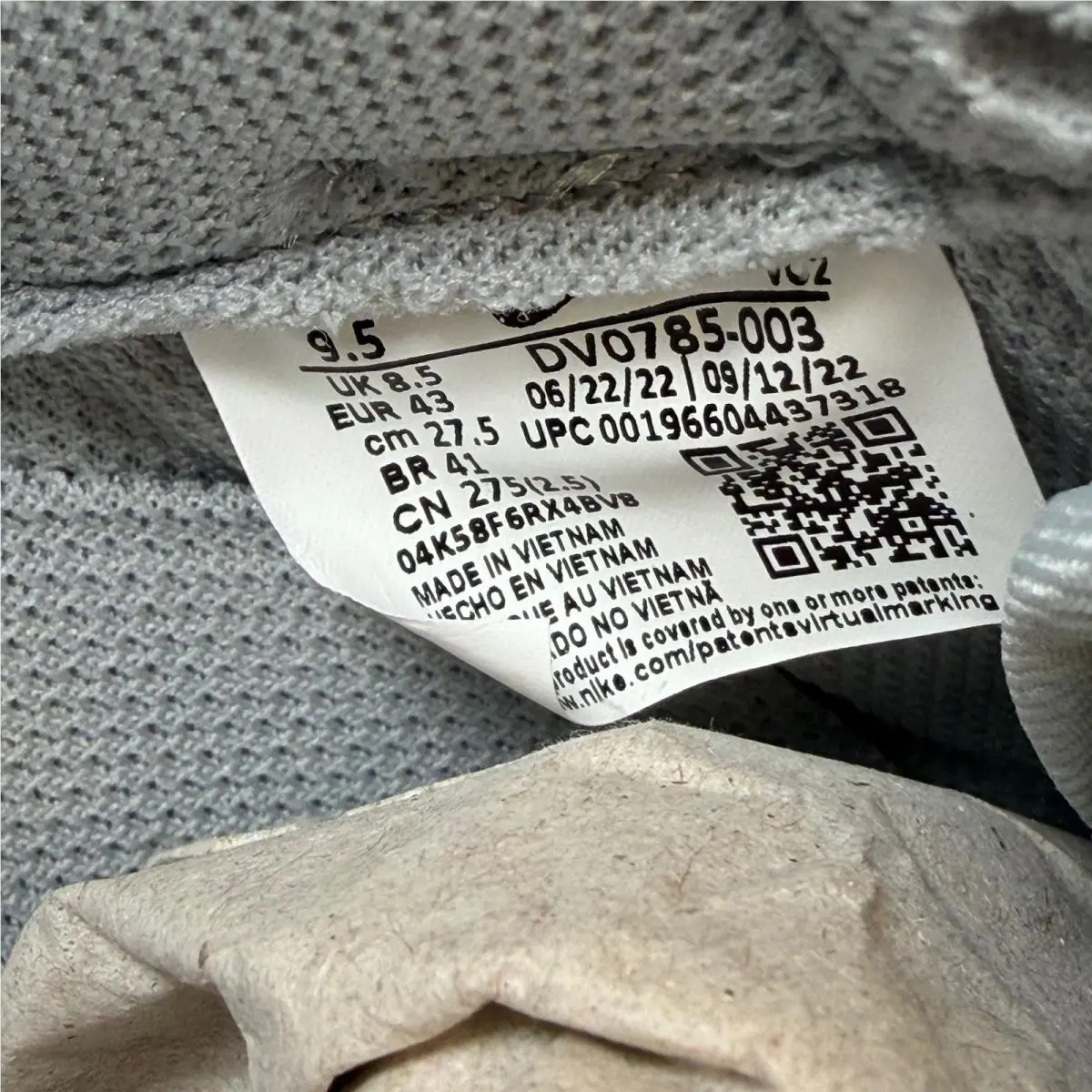 Nike shoes - Nike Air Force 1 Low Retro - Gray 5