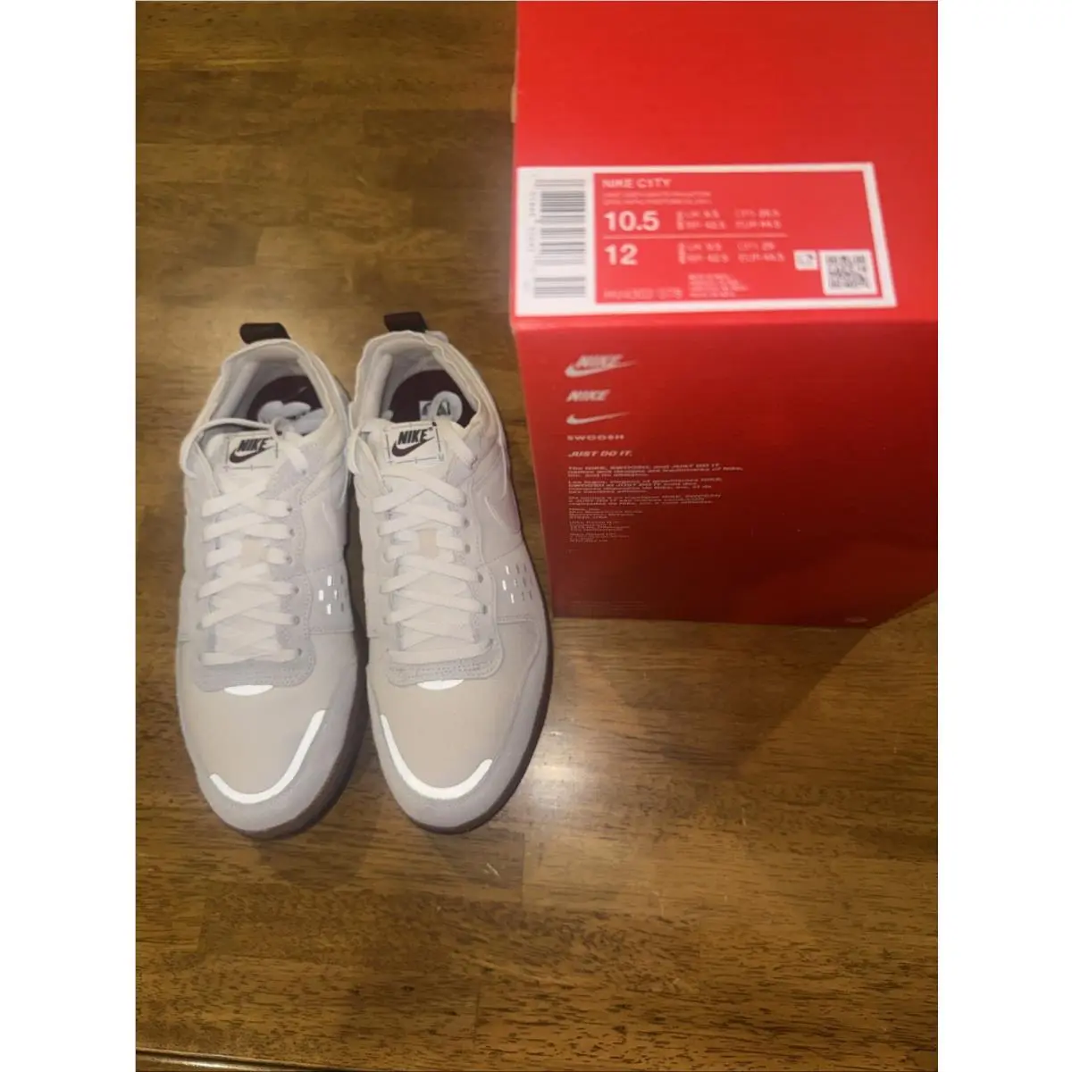 Nike shoes - C1TY City - City - Gray White (UPC: 0197860326927) 5