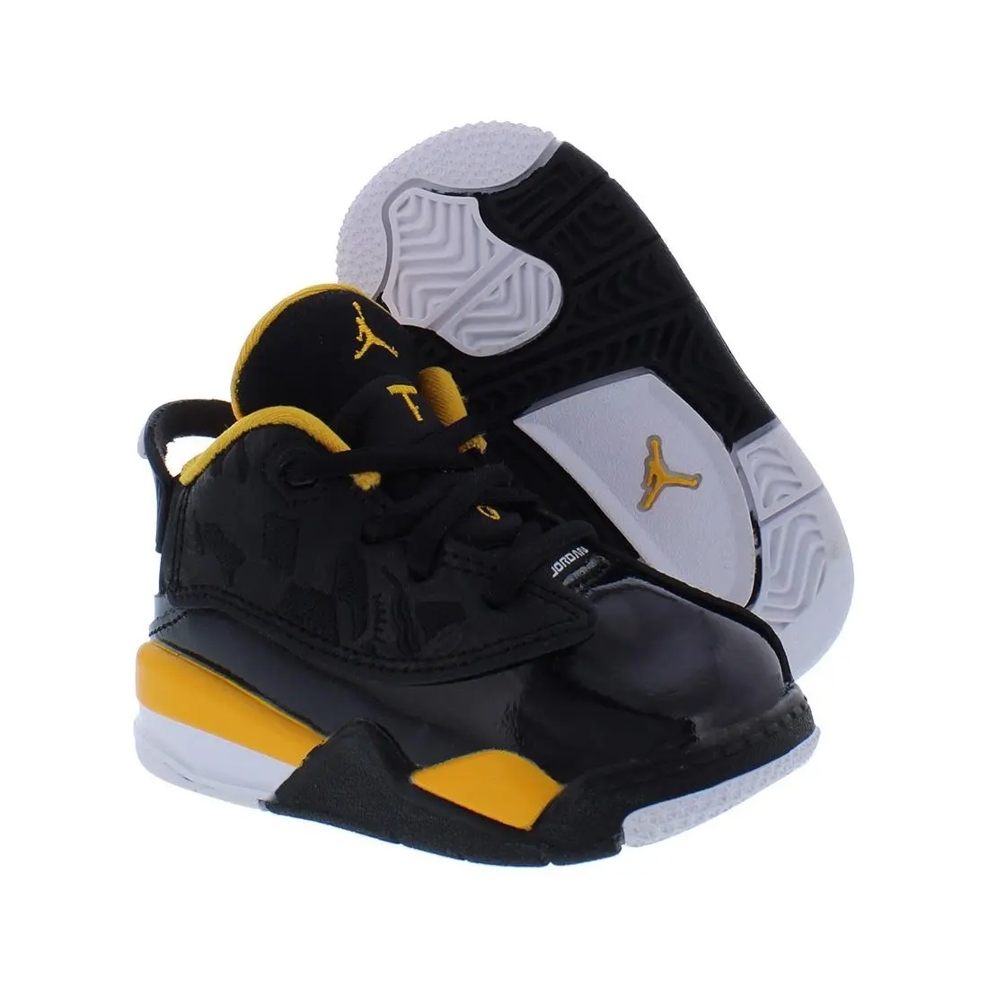 Nike Jordan Dub Zero Infant/toddler Shoes Size 4 Color: Black/orange