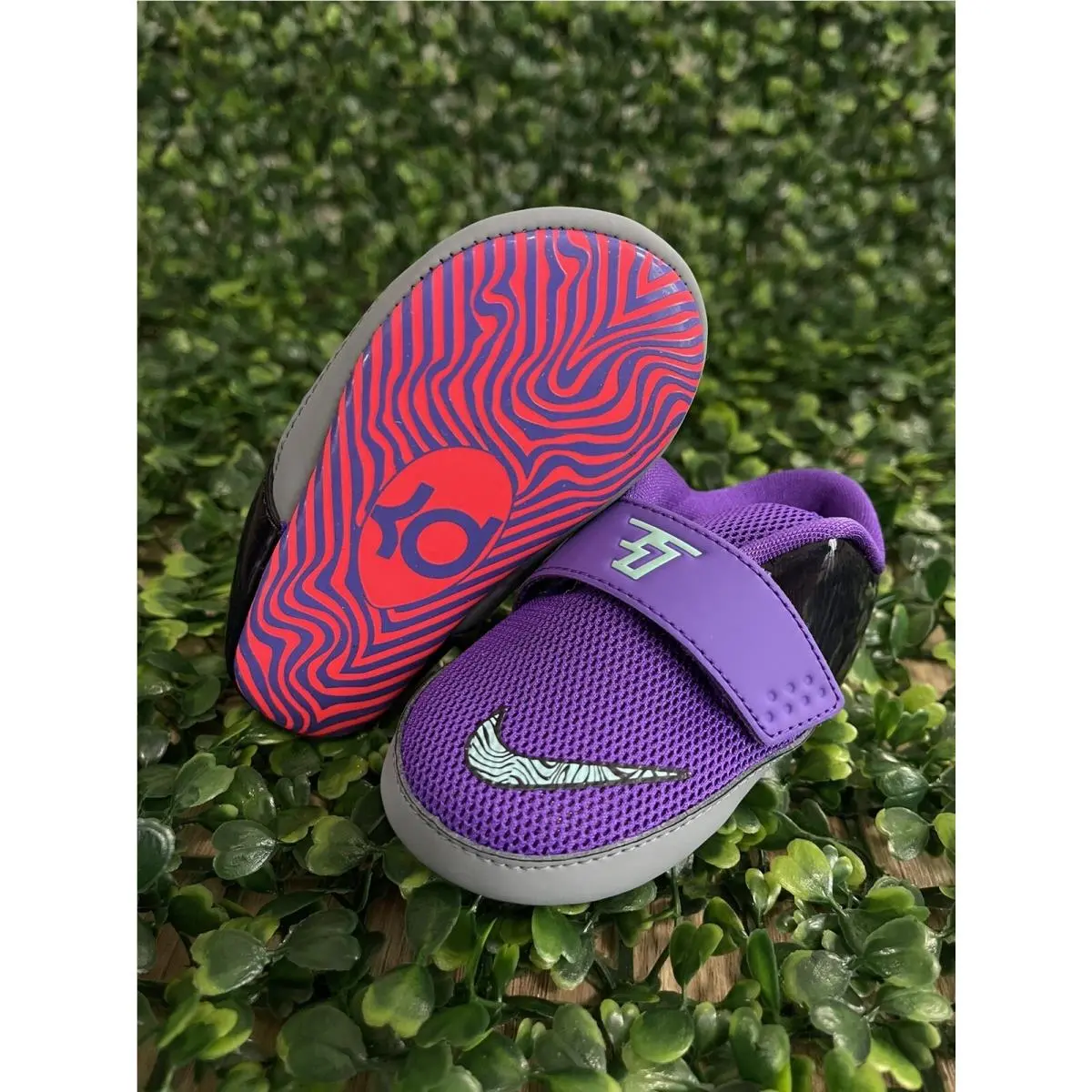 Nike shoes - Nike KD 7 - Purple / Turquoise / Black, Manufacturer: Purple / Turquoise / Black (UPC: 0885176588510) 2