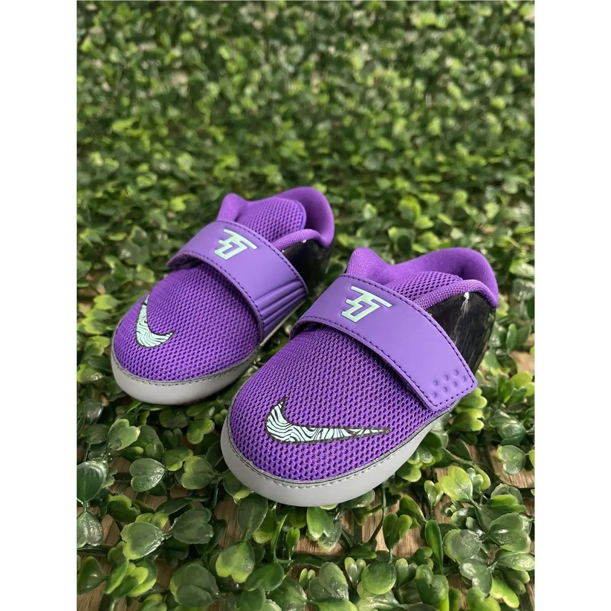 Nike shoes - Nike KD 7 - Purple / Turquoise / Black, Manufacturer: Purple / Turquoise / Black (UPC: 0885176588510) 3