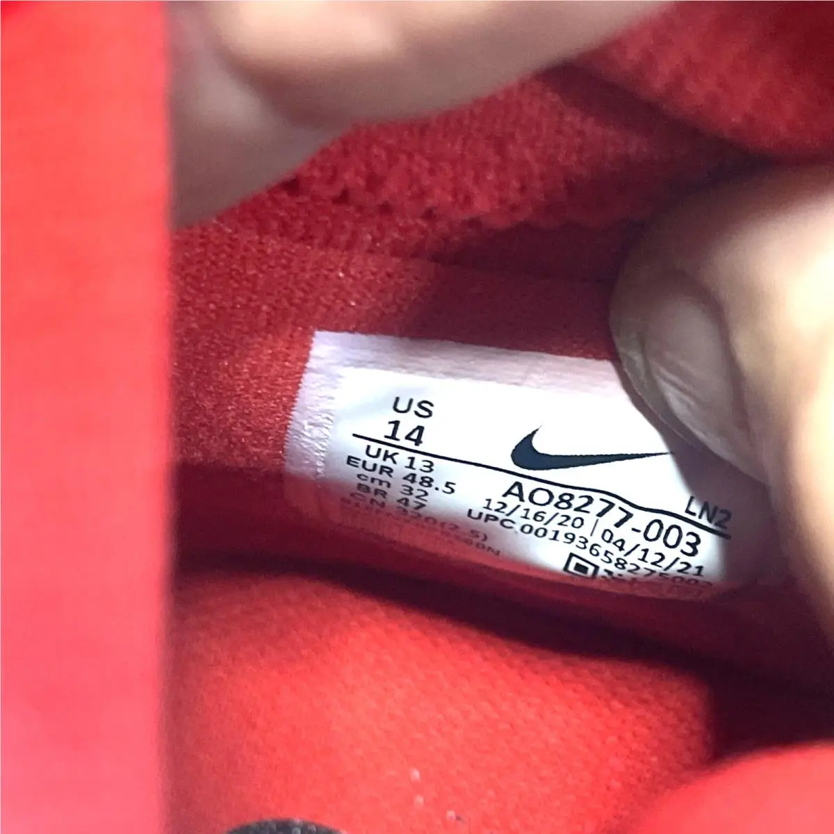 Nike shoes - Nike Vapor Edge - Vapor Edge - AO8277-003 - Black/Red 2