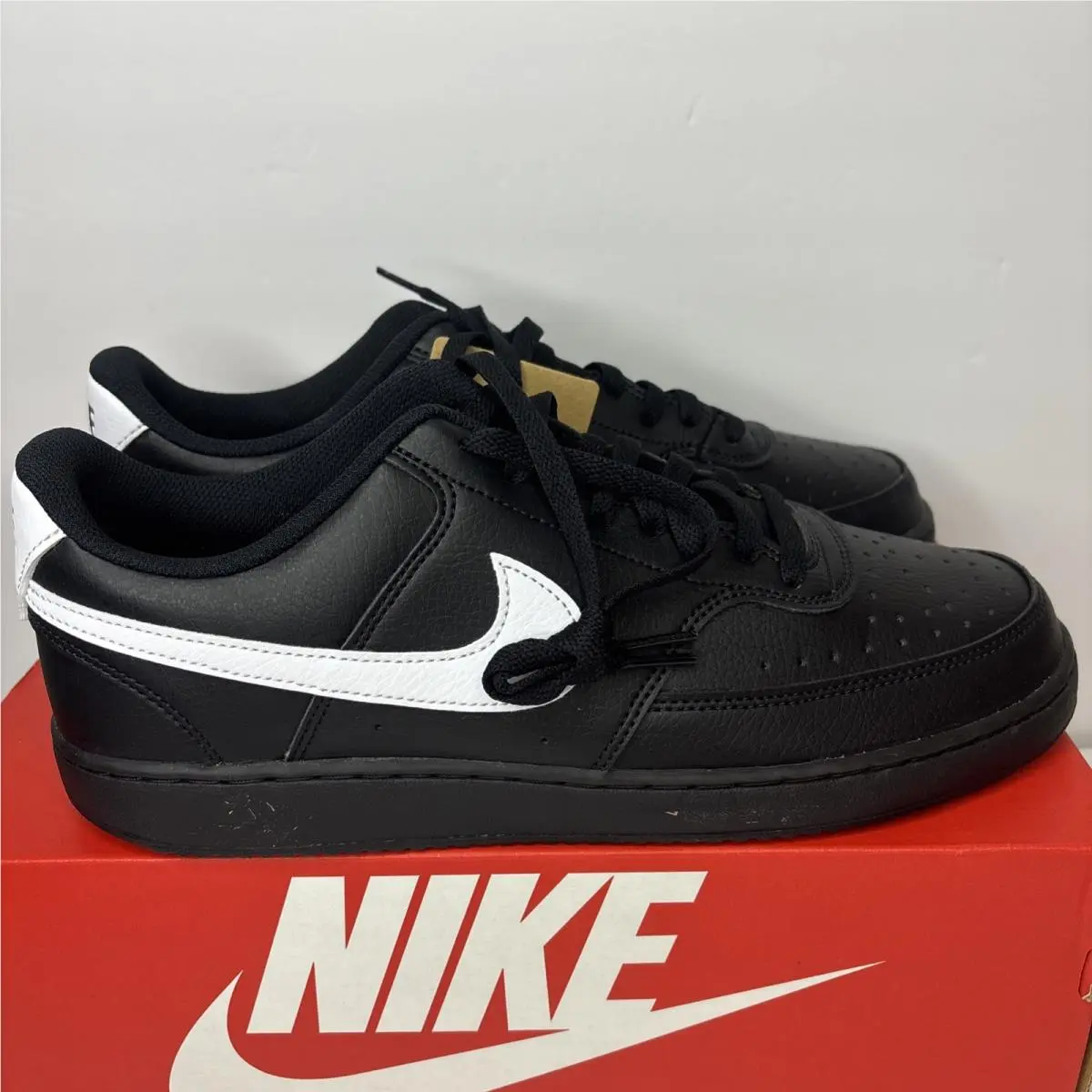 Nike shoes - Court Vision Low - Court Vision Low - FZ0630 - Black, Manufacturer: 010 1