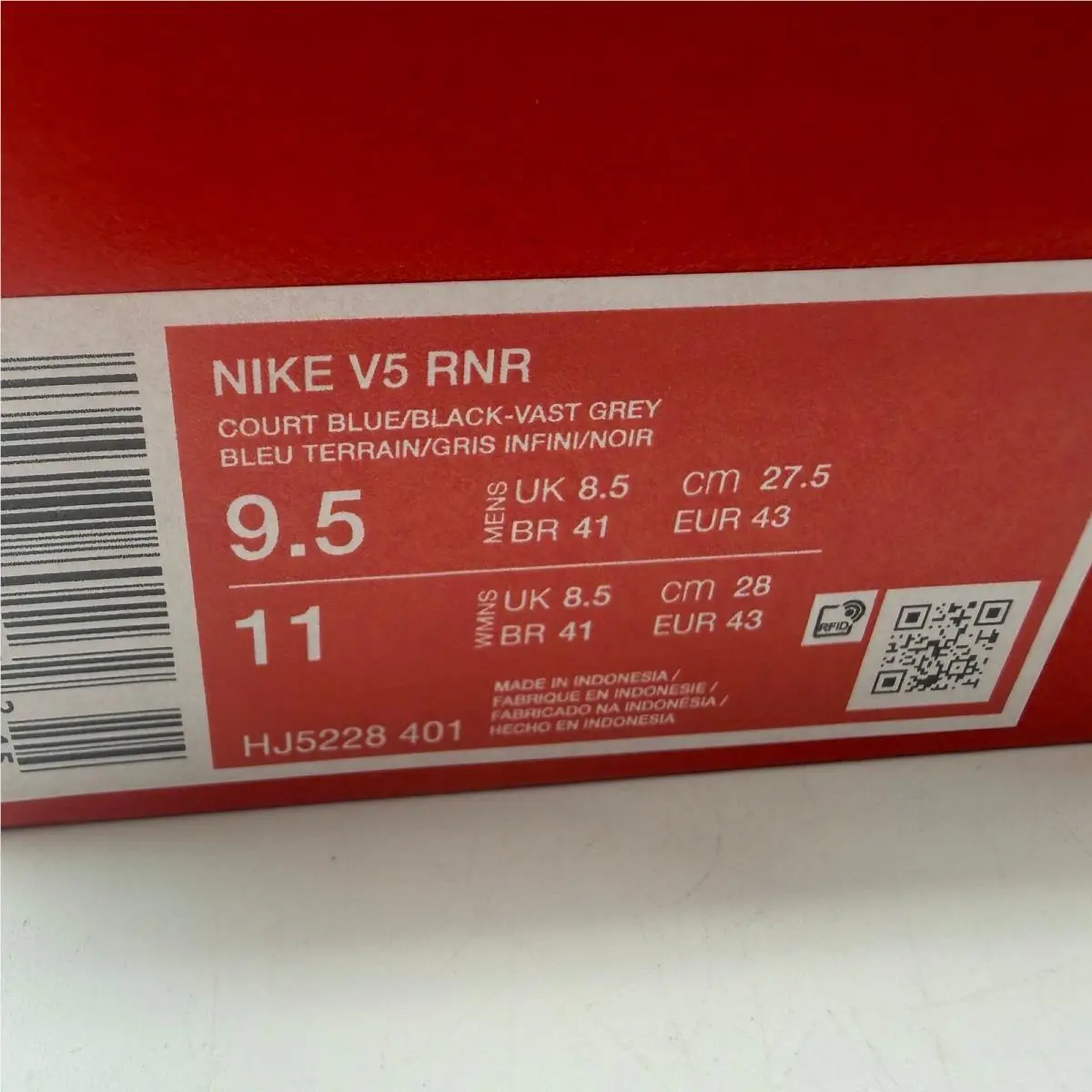 Nike shoes - Nike V5 RNR - RNR - Blue 4