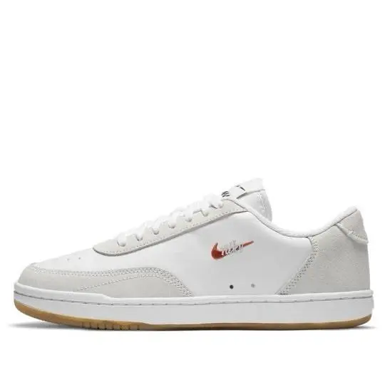 Size 7.5 Nike CW1067-102 Court Vintage Premium White Metallic Copper Wmns Shoe