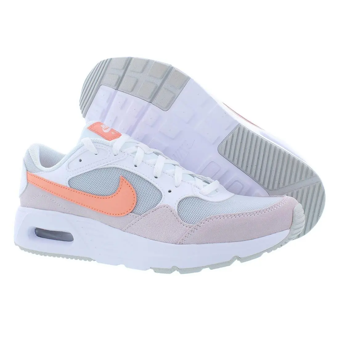 Nike Air Max Sc GS Girls Shoes Size 7 Color: White/orange/grey