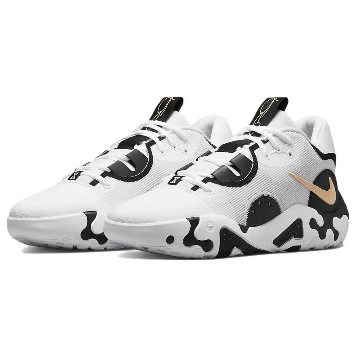 Nike PG 6 Orange Chalk White / Black Men`s Size 15 DC1974-101