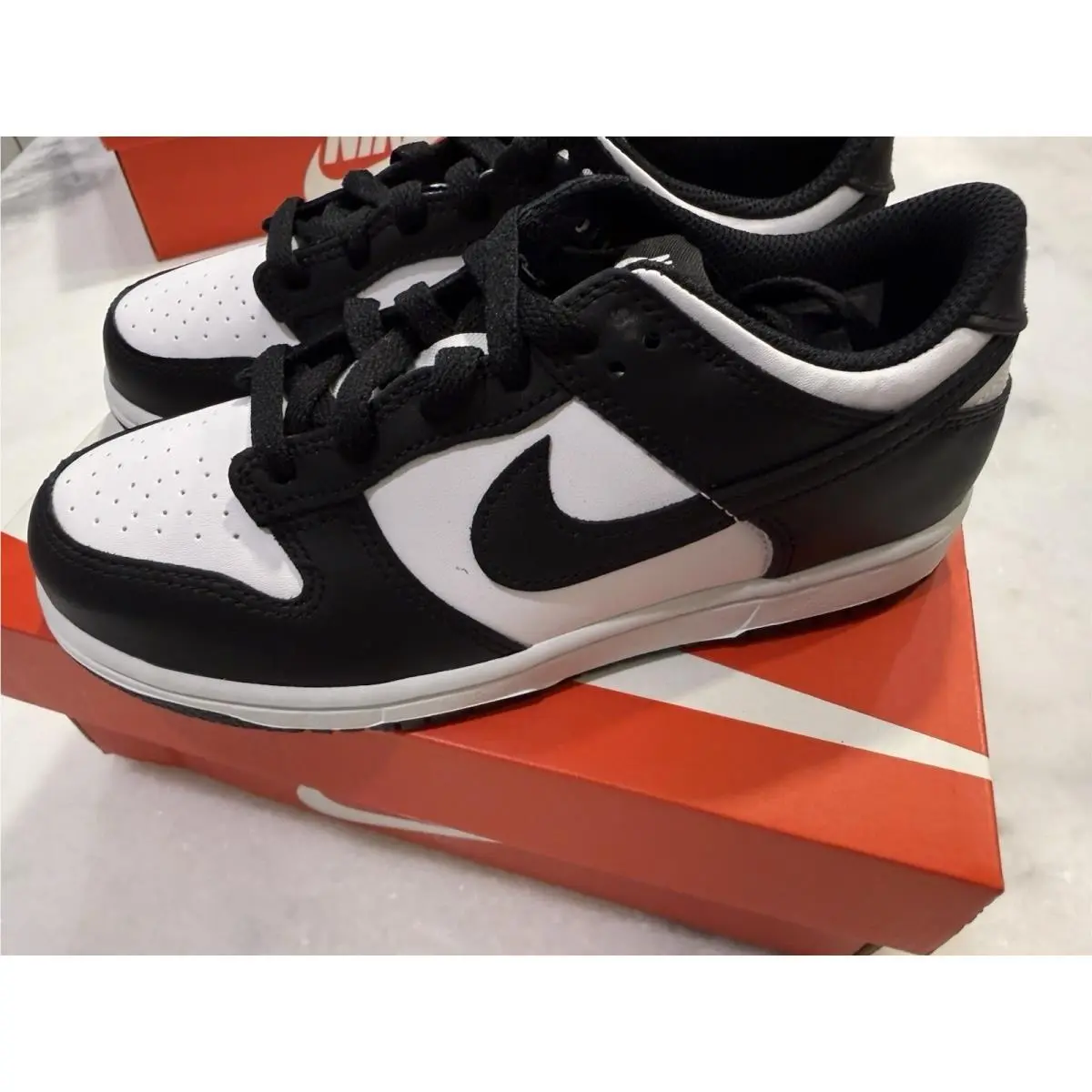 Nike shoes - Nike Dunk Low (PS) Panda - Black 2