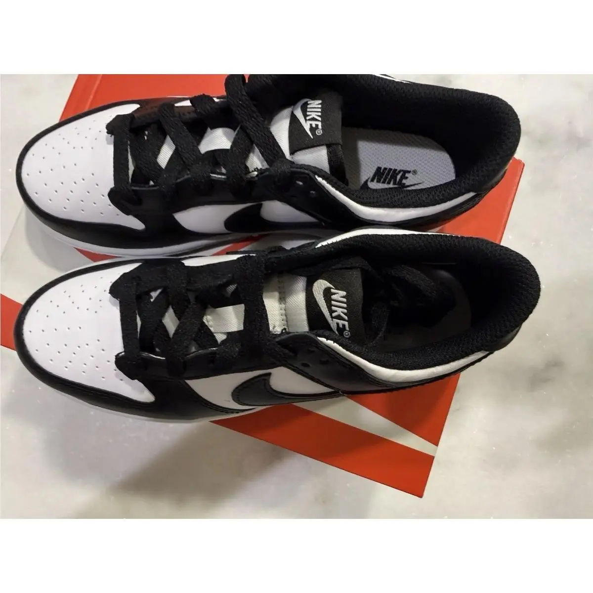Nike shoes - Nike Dunk Low (PS) Panda - Black 3