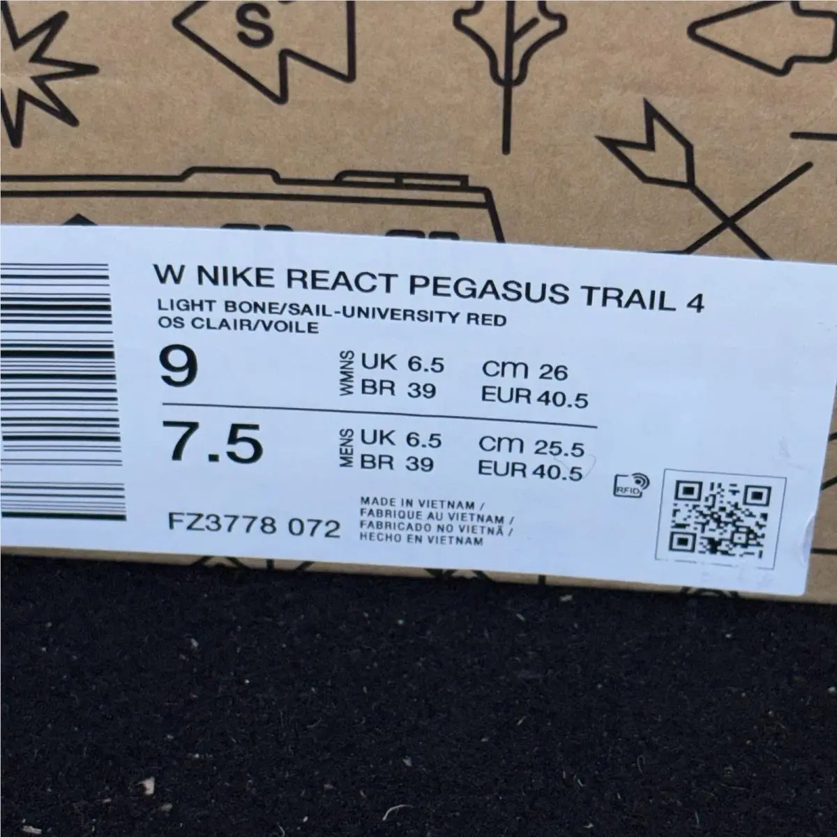 Nike shoes - Nike React Pegasus Trail 4 Give Her Flowers - FZ3778-072 - Multicolor 6