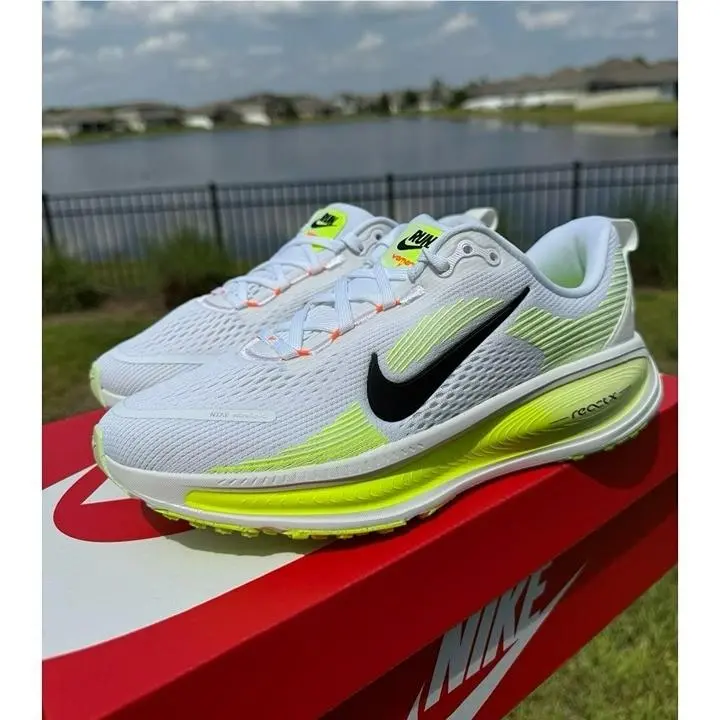 Nike shoes - Nike Vomero 18 - Vomero - HQ2157-110 - white / volt 1