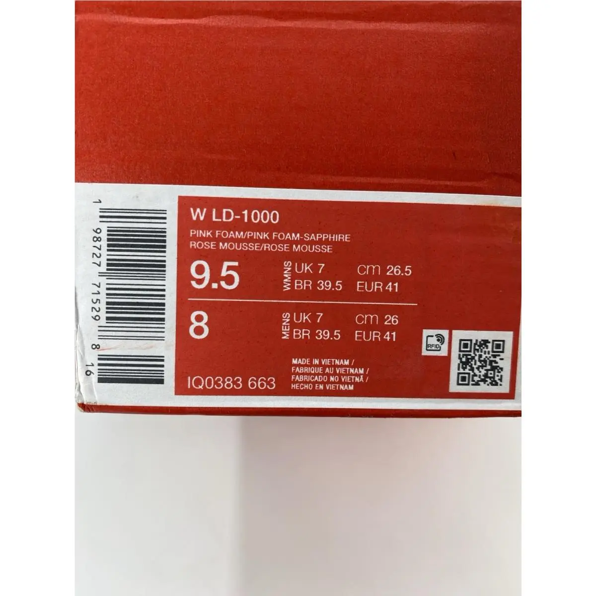 Nike shoes - Nike LD - IQ0383 663 - Pink Foam-Sapphire (UPC: 198727715298) 8