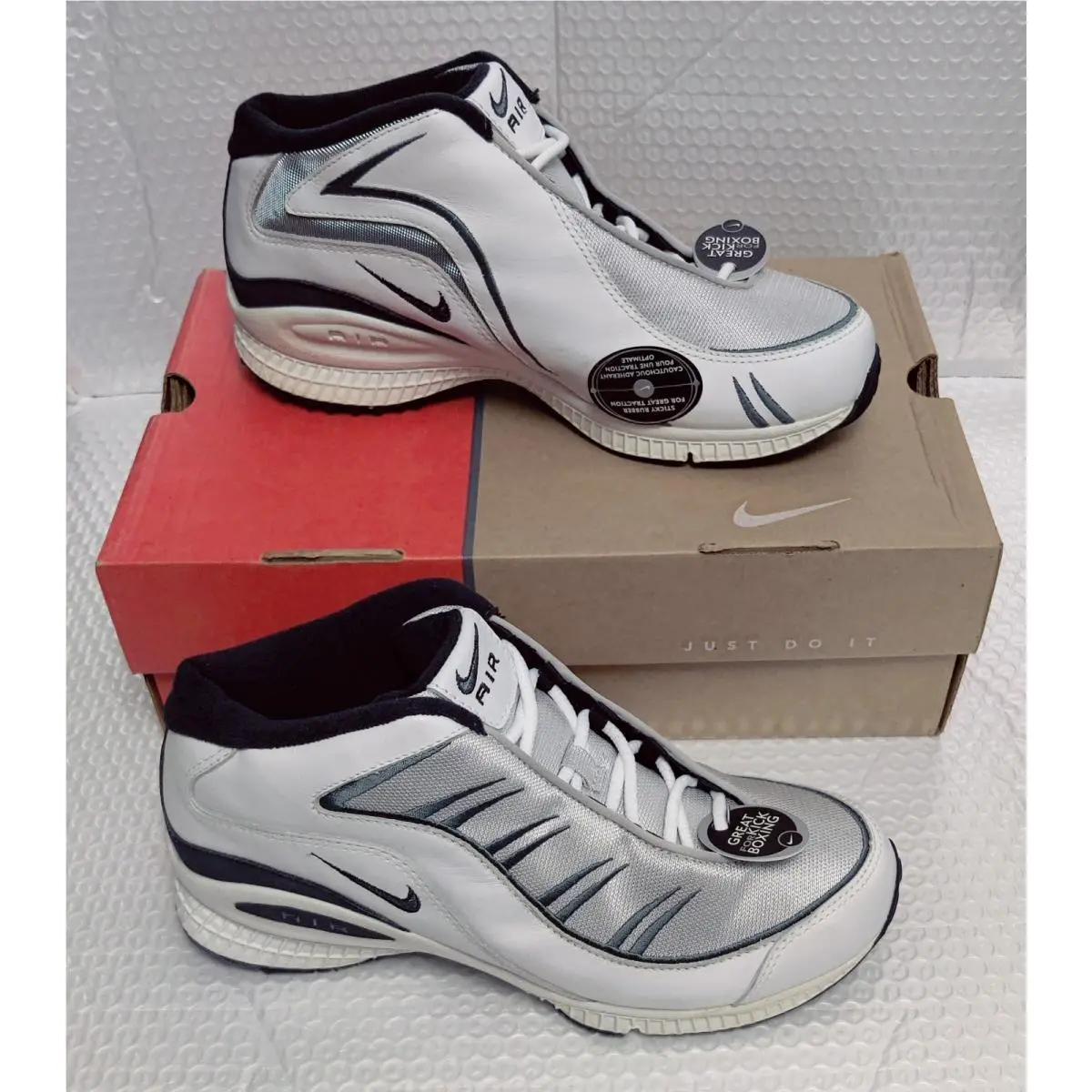 Nike shoes - Nike Repetr 3/4 HI - Repetr - 171542-101 - WHT/FLNT GRY-DK CRCL-MET SILVR 0