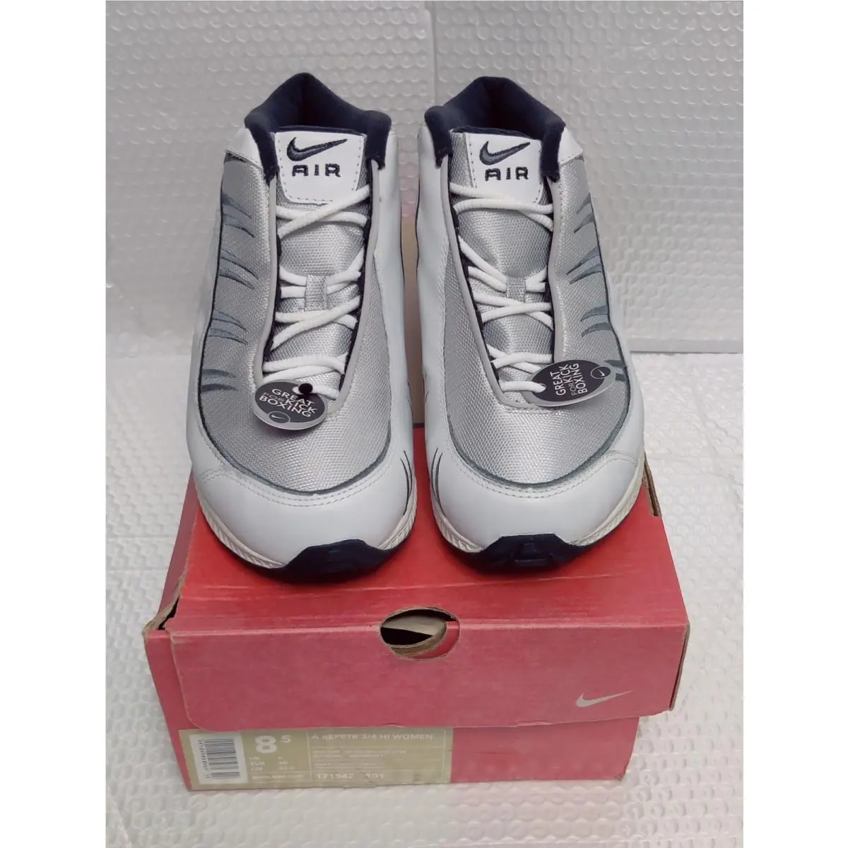 Nike shoes - Nike Repetr 3/4 HI - Repetr - 171542-101 - WHT/FLNT GRY-DK CRCL-MET SILVR 1