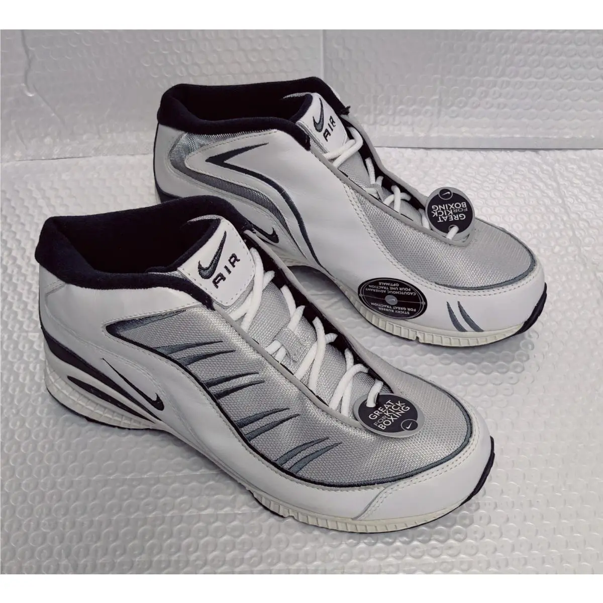 Nike shoes - Nike Repetr 3/4 HI - Repetr - 171542-101 - WHT/FLNT GRY-DK CRCL-MET SILVR 3
