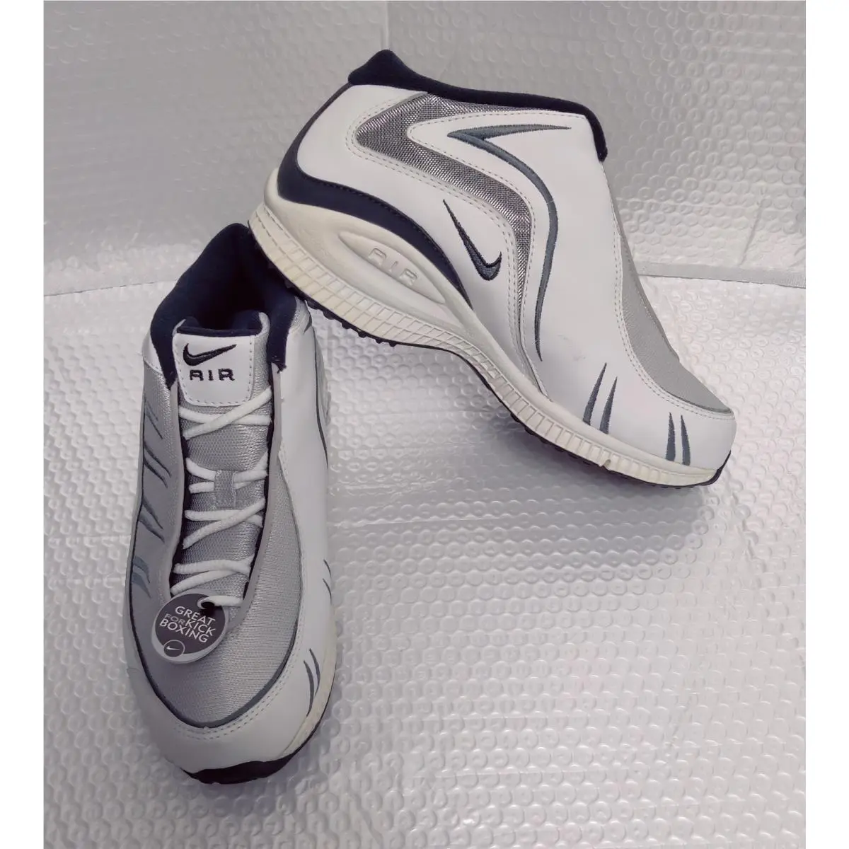 Nike shoes - Nike Repetr 3/4 HI - Repetr - 171542-101 - WHT/FLNT GRY-DK CRCL-MET SILVR 5