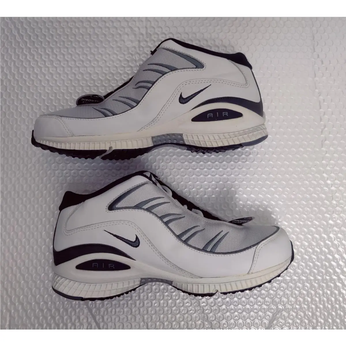 Nike shoes - Nike Repetr 3/4 HI - Repetr - 171542-101 - WHT/FLNT GRY-DK CRCL-MET SILVR 7