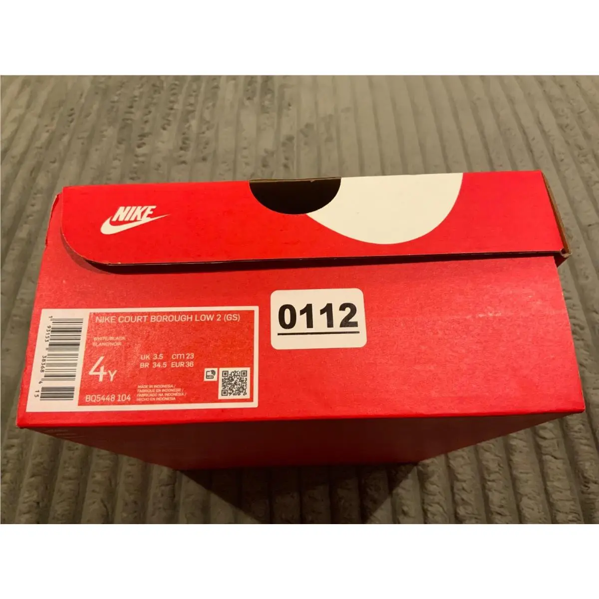 Nike shoes - Nike Court Borough - Court Borough - BQ5448-104 - White 3
