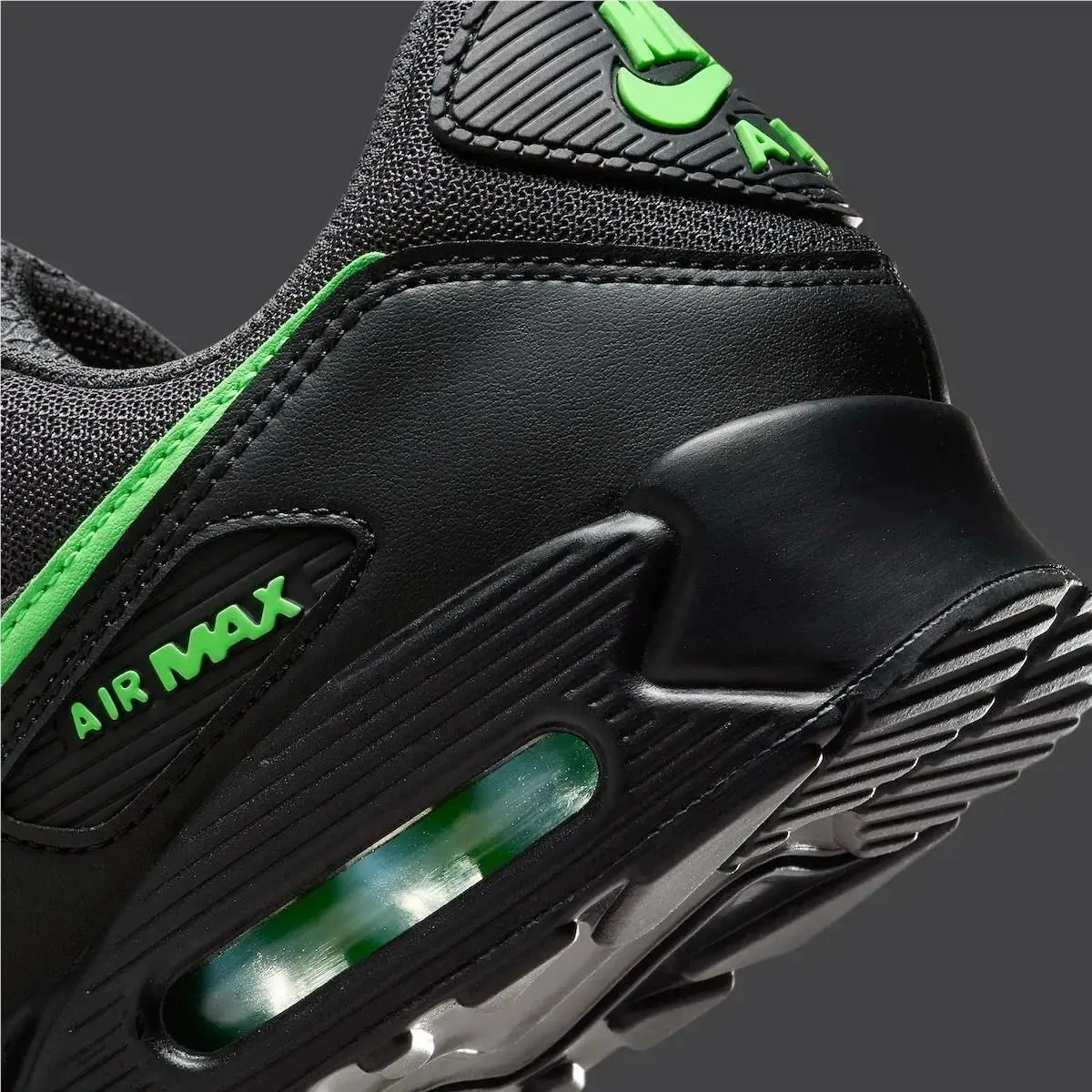 Nike shoes - Nike Air Max 90 - Air Max - DM0029-015 - Anthracite/Green Strike-Black 4