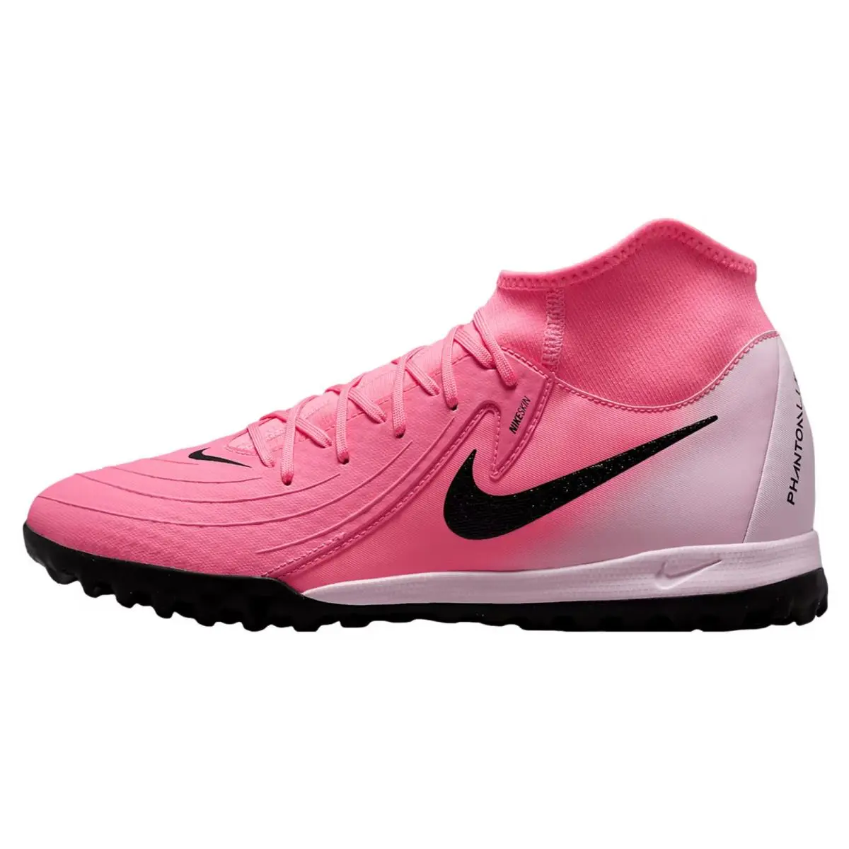 Nike Phantom Luna II Academy TF Pink Bright / Black FJ2566-600 Men`s Size 11.5 - Multicolor