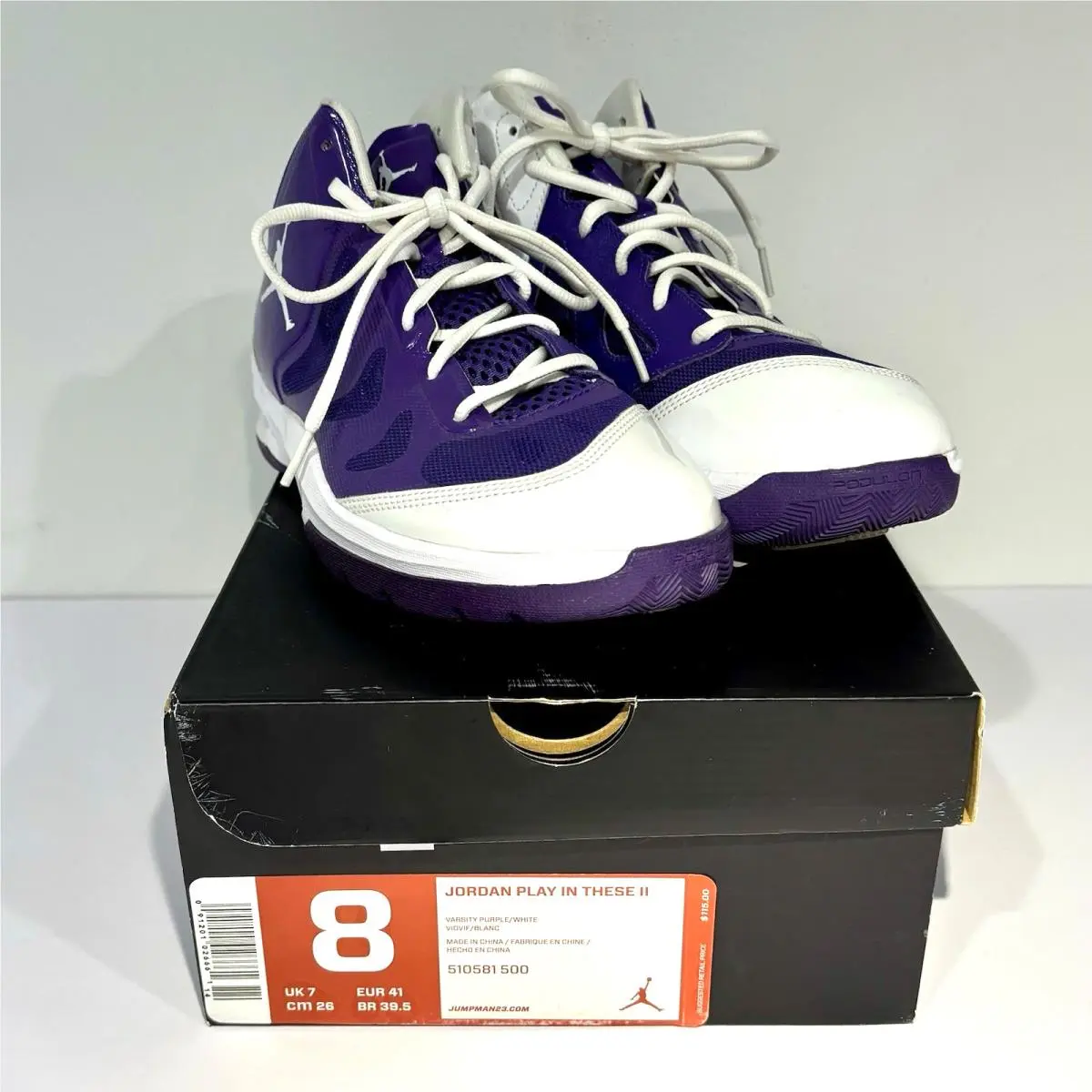 Nike shoes - Jordan Play In These - Play These - Purple / White 1