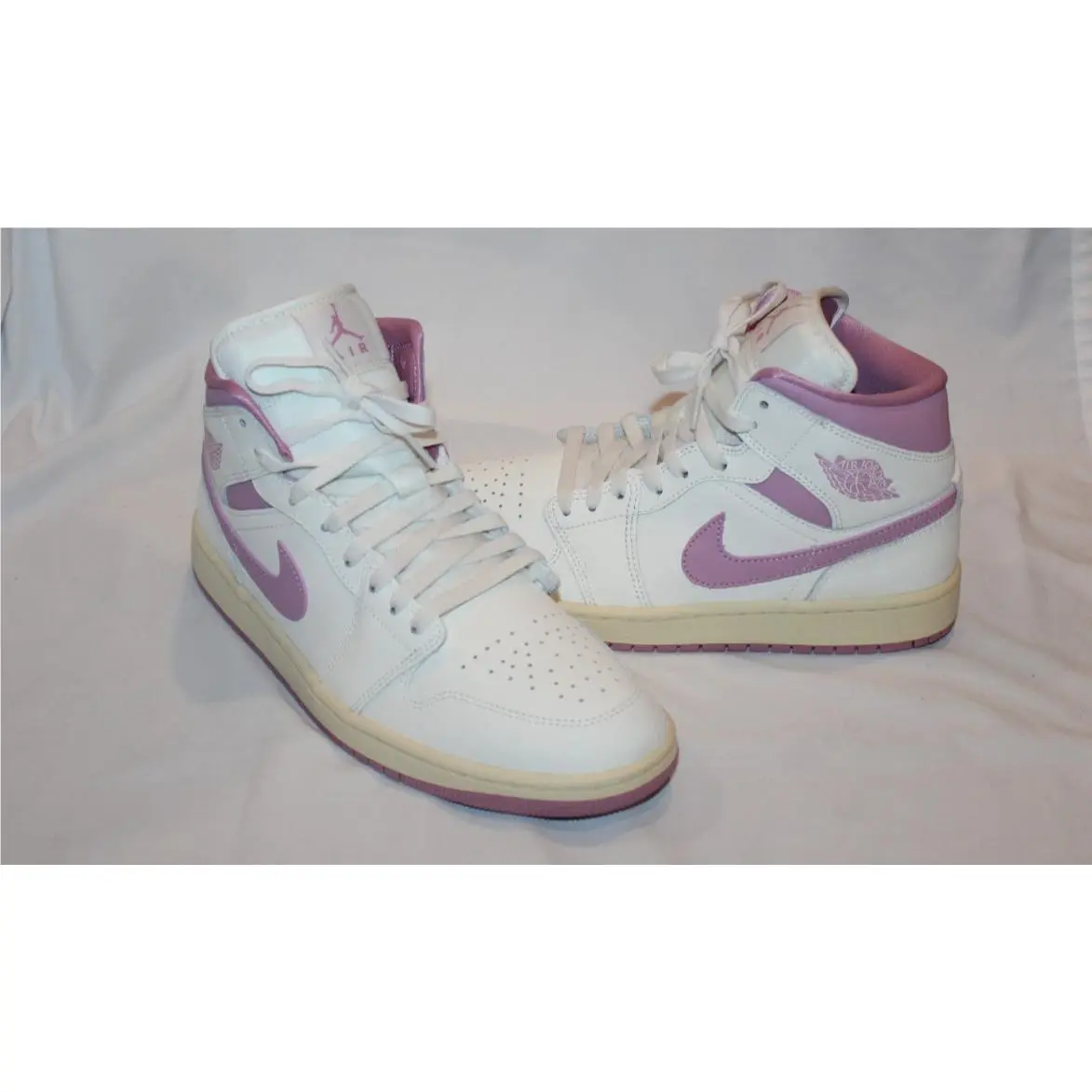 Nike shoes - Air Jordan 1 Mid - Air Mid - WHITE PURPLE 2