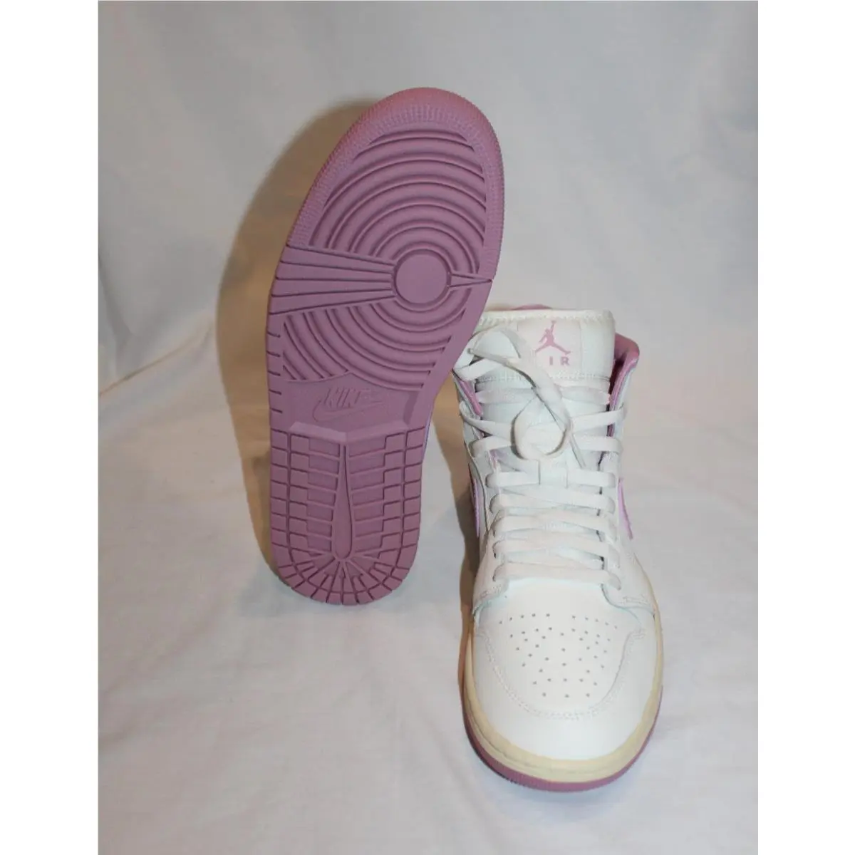 Nike shoes - Air Jordan 1 Mid - Air Mid - WHITE PURPLE 5