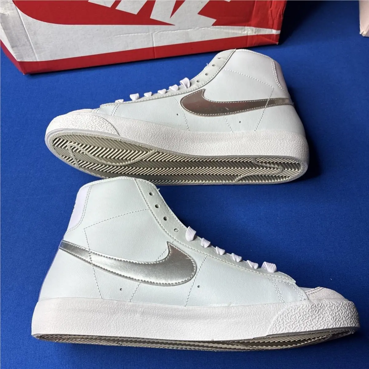 Nike shoes - Nike Blazer Mid 77 - Blazer Mid - Silver 1