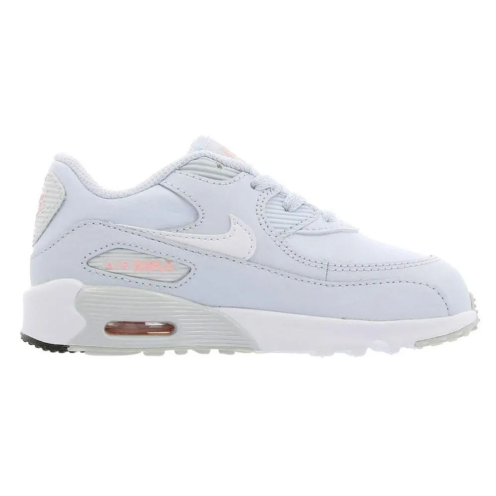 Toddler`s Nike Air Max 90 Ltr Half Blue/white-pure Platinum 833379 406 - 5