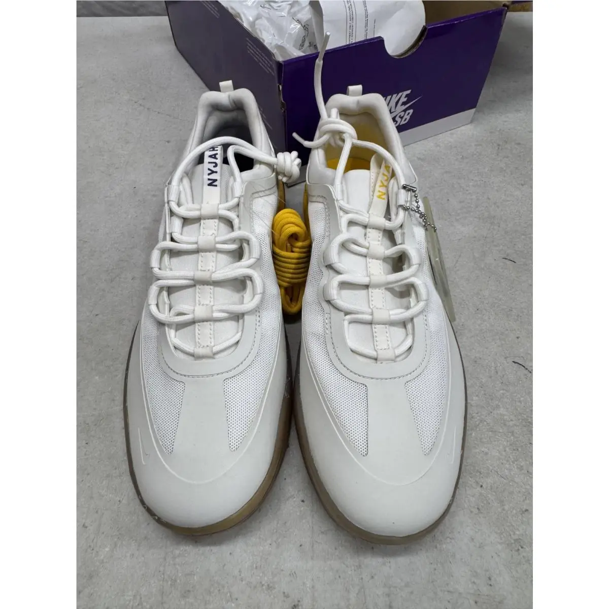 Nike shoes - NYJAH Free 2 NBA - NYJAH Free NBA - DA3439 100 - Summit White Court Purple (UPC: 194497747118) 2